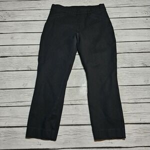 Spanx The Perfect Pants Womens PS Black Slim Fit Straight Leg Stretch‎ Casual